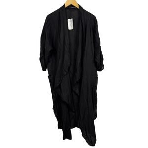 Obsession Milian London Paris Linen Made in Italy Duster Cardigan OS NWT